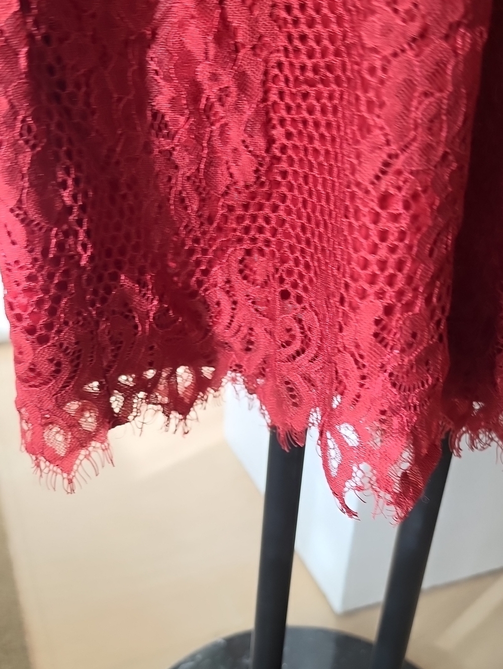 Red Lace Dress - Picture 4 of 7
